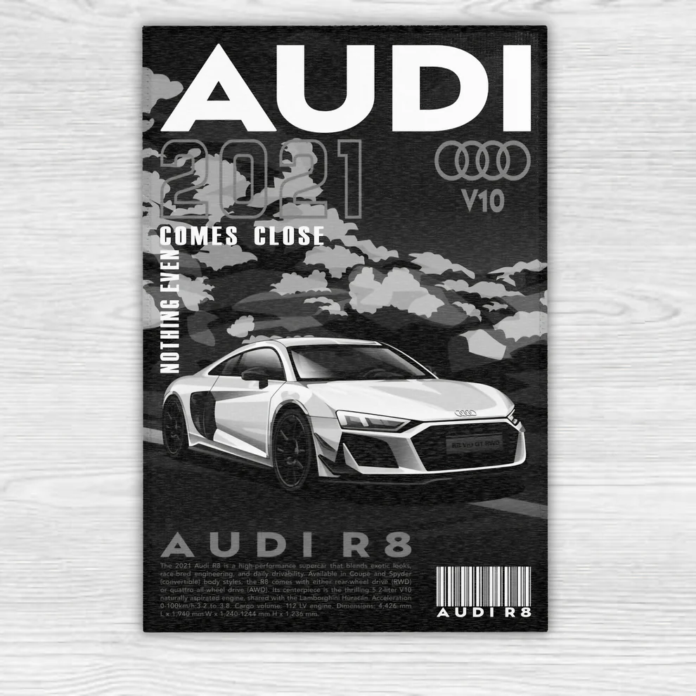 Audi R8 Rug